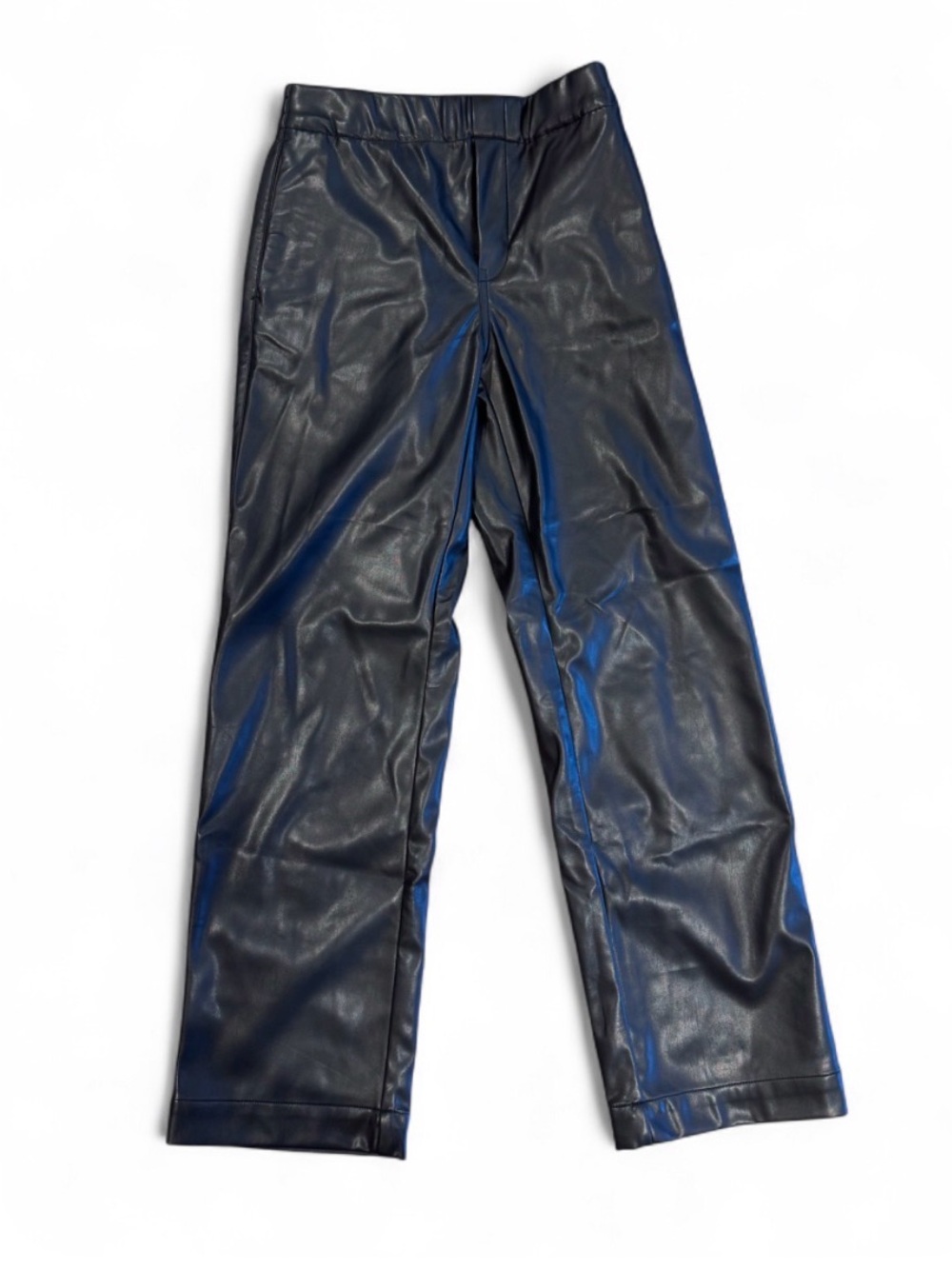 The Kooples Black Straight Leather Jeans